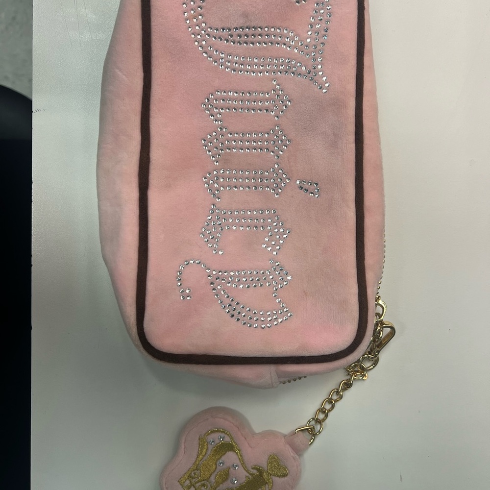JUICY COUTURE x STONEY CLOVER LANE | pink makeup bag LIMITED EDITION